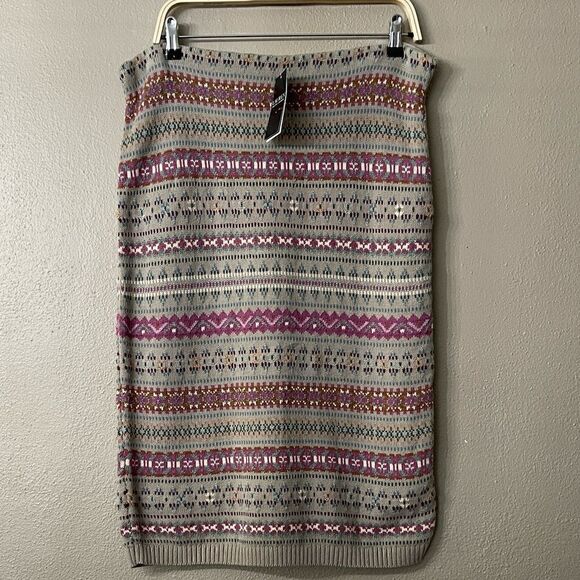 Lauren Ralph Lauren Dresses & Skirts - Lauren Ralph Lauren Fair Isle Linen-Blend Skirt Size L